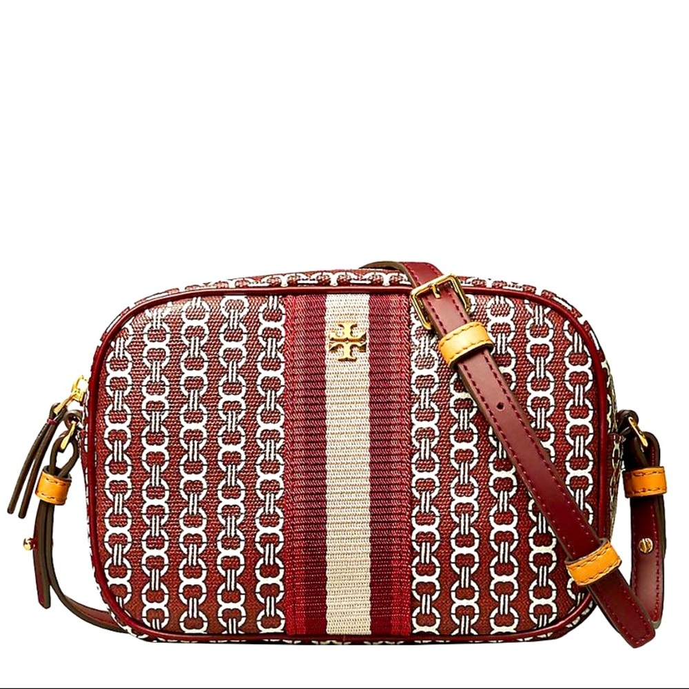Tory Burch Gemini Link Canvas Mini Bag
